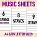 Printable Sheet Music Printable Music Sheet Printable Music Paper Sheet ...