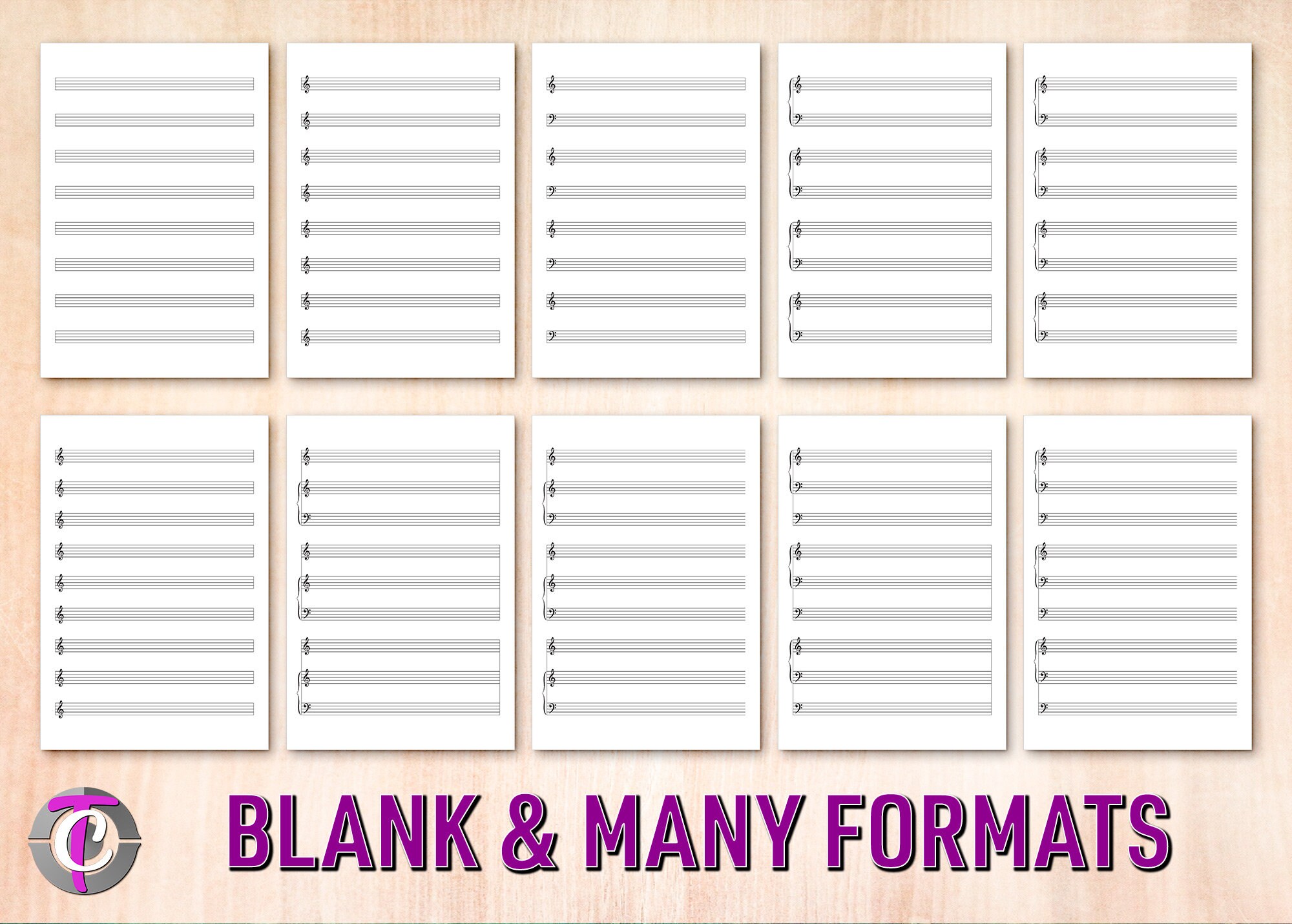 Printable Sheet Music Printable Music Sheet Printable Music Paper Sheet ...