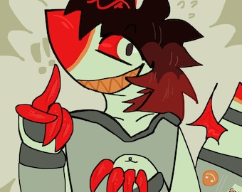 Custom Half-Body Character Art Commission