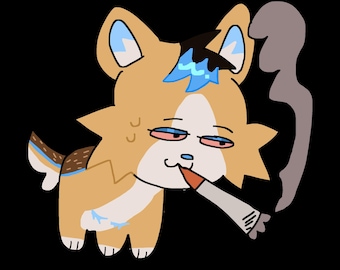 Custom fursona YCH 420 commision