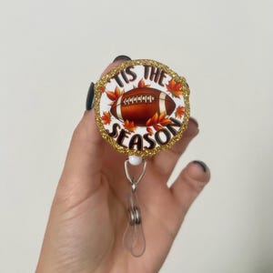 Football Badge Reels, Nurse Badge Reel, RN Badge Reels, Badge Reel, Badge Reels, Nurse Badges, Retractable Badge Reel, Football Badge Reel