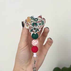 Christmas Badge Reels, Nurse Badge Reel, Cute Badge Reels, Badge Reel, Badge Reels, Nurse Badges, Retractable Badge Reel, Holiday Badge Reel