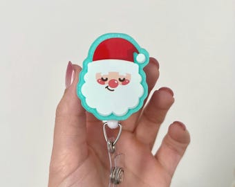 Kerstinsignehaspels, verpleegkundige badgehaspels, schattige badgehaspels, kerstman badgehaspels, badgehaspels, verpleegkundige badge, intrekbare badgehaspel, badgehaspel