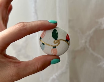 Christmas Badge Reels, Christmas Badges, Badge Reels, Nurse Badge Reel, Interchangeable Badge Reel, Fabric Badge Reel, Badge Clips