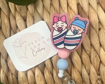 Porta badge Nicu, Porta badge infermieri, Porta badge L&D, Porta badge neonato, Porta badge, Badge infermieri, Porta badge per travaglio e parto, Porta badge