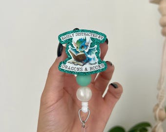 Carrete de insignias de libros, carrete de insignias de enfermera, carrete de insignias de dragón, insignias, carrete de insignias de libros, insignias de enfermera, carrete de insignias para amantes de los libros, carrete de insignias para amantes de los libros