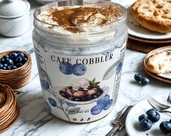Blueberry Cobbler Whipped Soap Scrub | Whipped Scrub | Skincare | Moisturizing | Gifts for Her