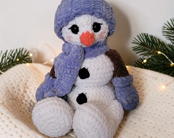 BIG FOOTED Snowman PDF Crochet Pattern