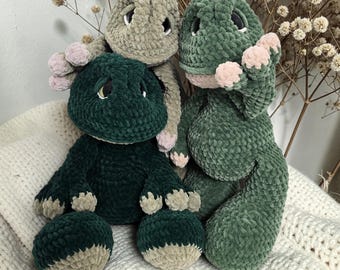 BIG FOOTED Low Sew Ripp the Frog PDF Crochet Pattern