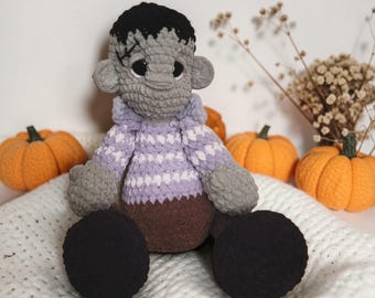 BIG FOOTED Frankenstein PDF Crochet Pattern