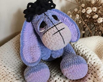 BIG FOOTED Eeyore 2025 Crochet PDF Pattern