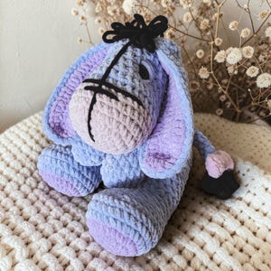 BIG FOOTED Eeyore Crochet PDF Pattern