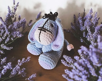 BIG FOOTED Eeyore Crochet PDF Pattern