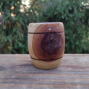 Wooden Shot Glass, Whiskey Barrel, Shots, Gift