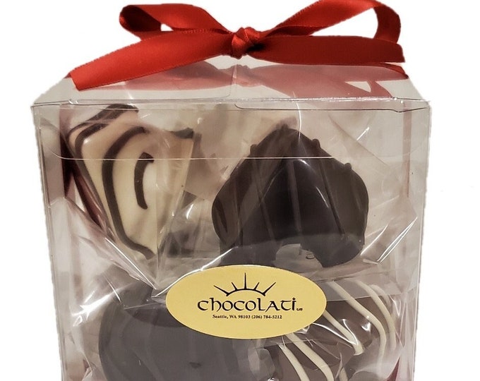 Chocolate Dipped Fortune Cookies 8pc Etsy