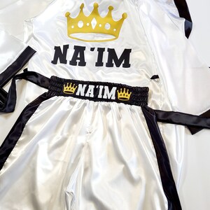 Personalized Adult Boxing Set Boxing Robe + Boxing Shorts