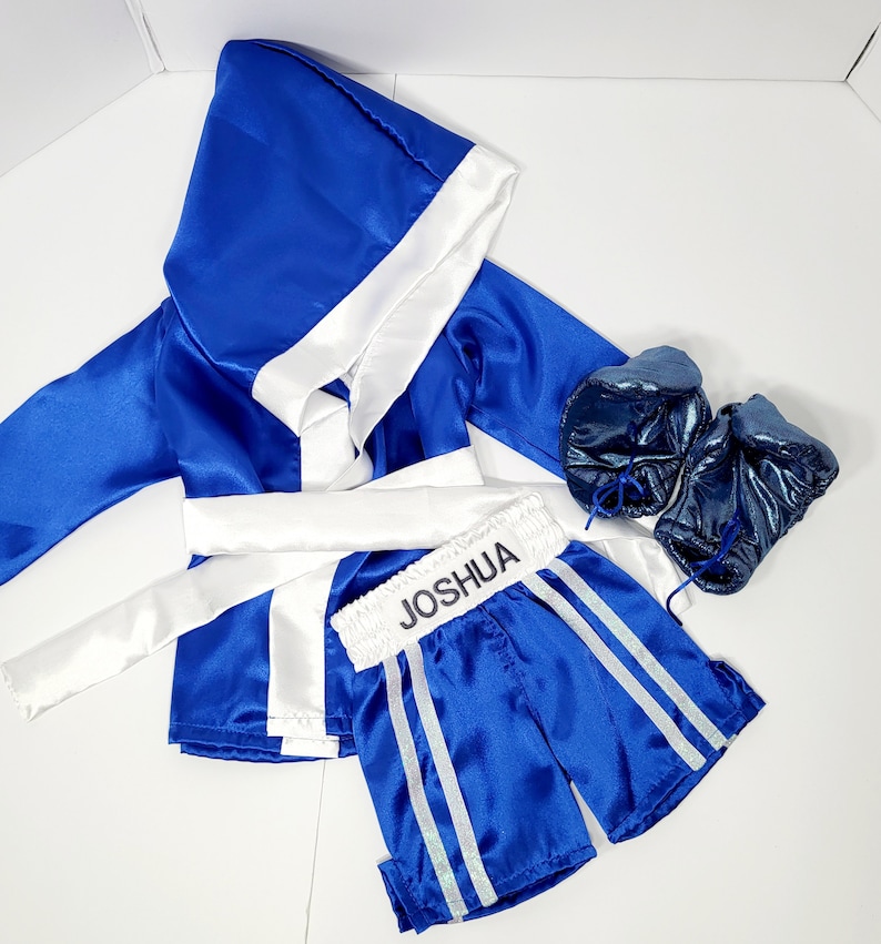 Personalized Boxing Set Robe, Shorts, Wearable Baby Gloves - Etsy