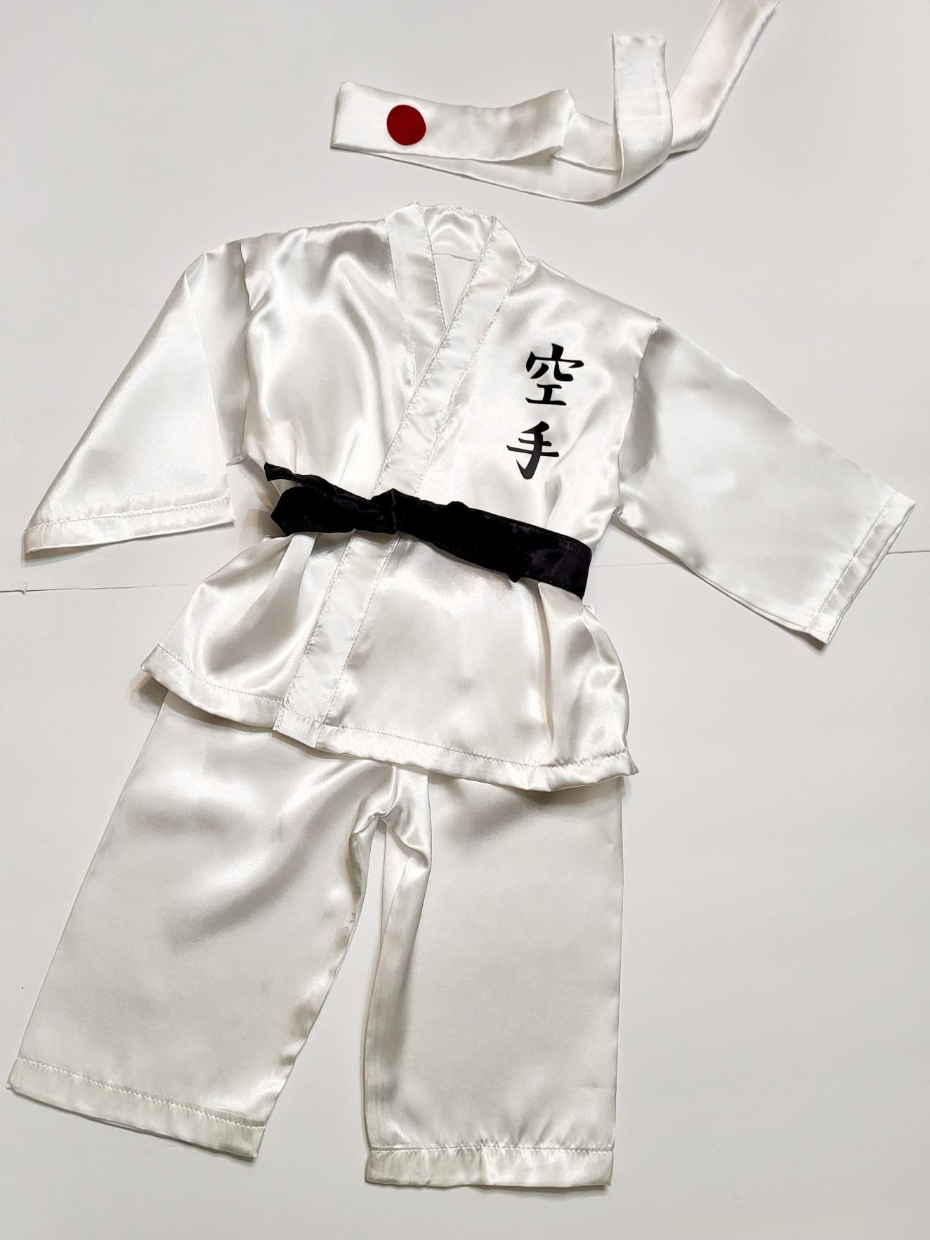 Kimono Karate Bambini - Con Cintura Bianca Inclusa, Cotone, Taglia Unica - Foto 4