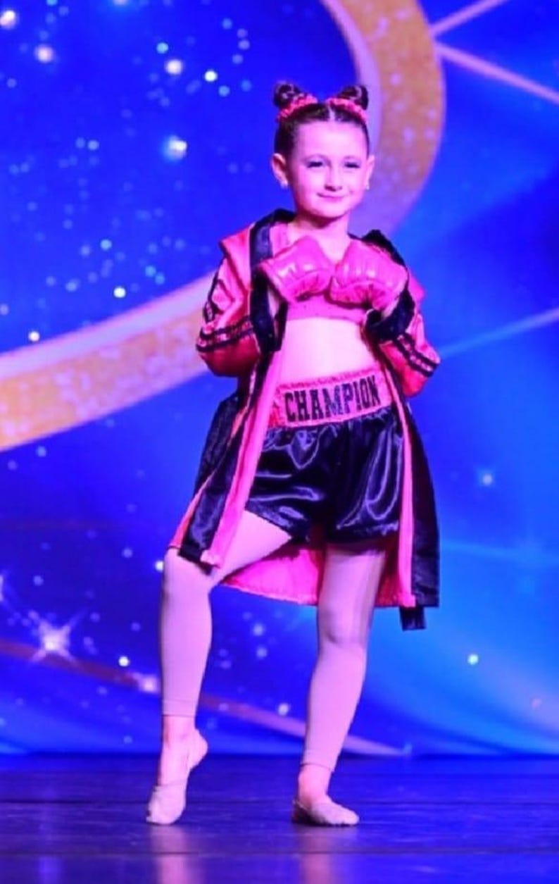 Custom Sparkle Boxing Set Robe, Shorts - for Pageant and Dancing ...