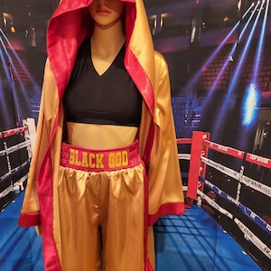 Personalized Adult Boxing Set Boxing Robe + Boxing Shorts