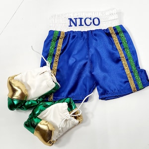 Personalized Boxing Shorts, Baby Boxing Gloves