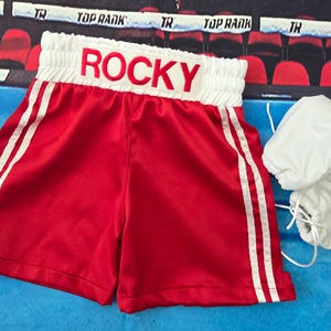 Personalized Boxing Shorts + Baby Gloves!! Same day Shipping!!