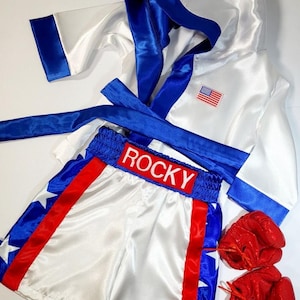 Personalized Adult Boxing Set Boxing Robe + Boxing Shorts