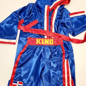 Personalized Adult Boxing Set Boxing Robe + Boxing Shorts