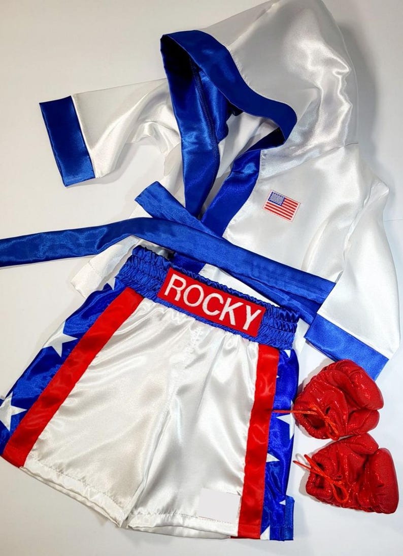 4th July Celebration Personalized Boxing Set Robe, Shorts, Wearable ...