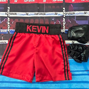 Personalized Boxing Shorts + Baby Gloves!! Same day Shipping!!