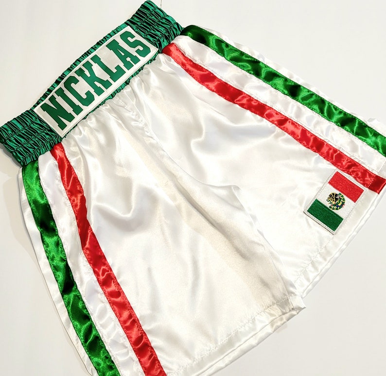 Personalized adult boxing set robe, shorts. image 8