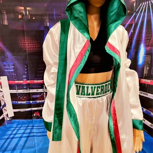 Personalized Adult Boxing Set Boxing Robe + Boxing Shorts