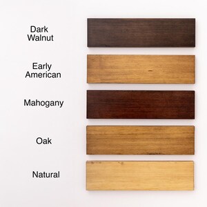 Wood stain colors