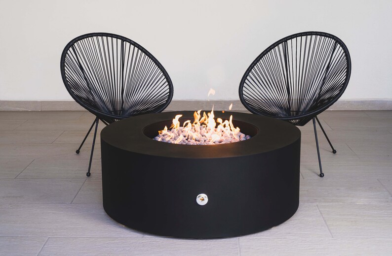 LagunaMarble Malibu Fire Pit Table
