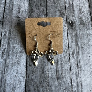 Silver Bow Earrings, Silver Earrings, Simple Earrings, Cute Earrings, 925 Sterling Silver Plated, Hypoallergenic Earrings, Gifts for Her