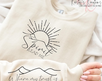 Spirit Lead Me Crewneck Sweatshirt - Christian Apparel