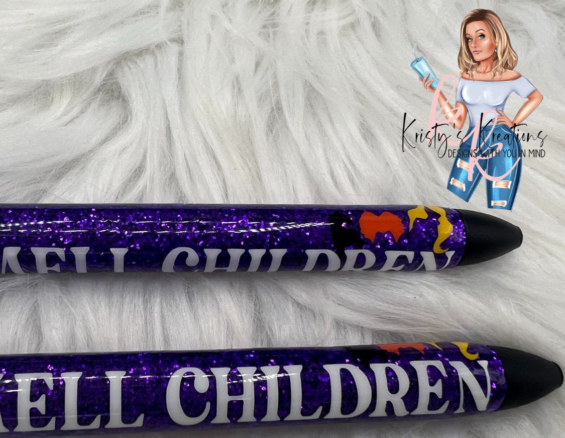 Glitter Witch Drip Pen Halloween Pen Glitter Pen 3D Pen Etsy