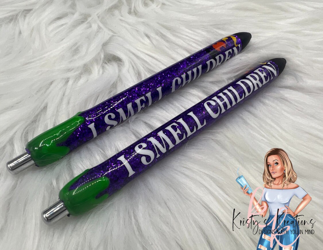 Glitter Witch Drip Pen Halloween Pen Glitter Pen 3D Pen Etsy