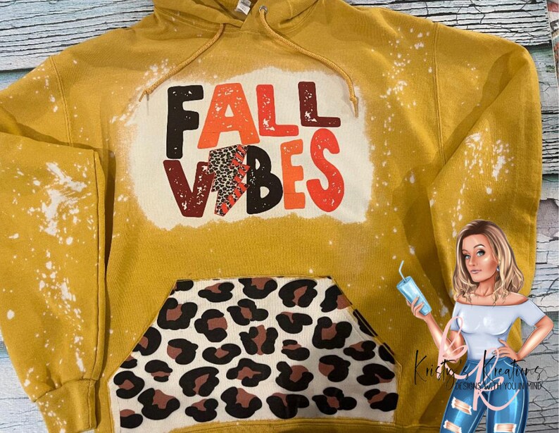 fall bleached sweatshirt