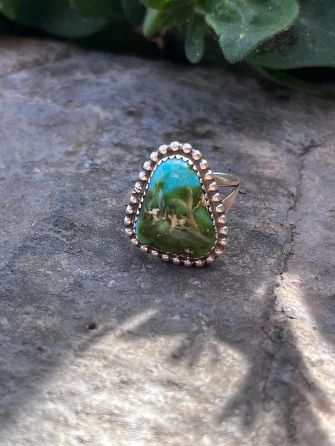 Native American Navajo, Handmade Sterling Silver Turquoise Ring - Etsy