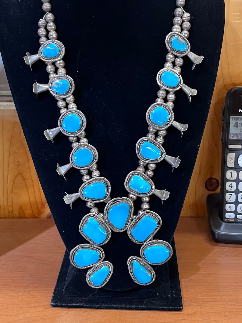 Tons of Squash Blossom Necklaces Etsy UK