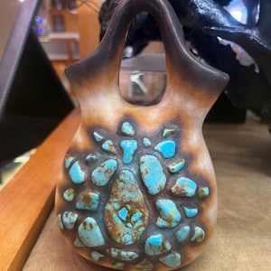 Turquoise pottery