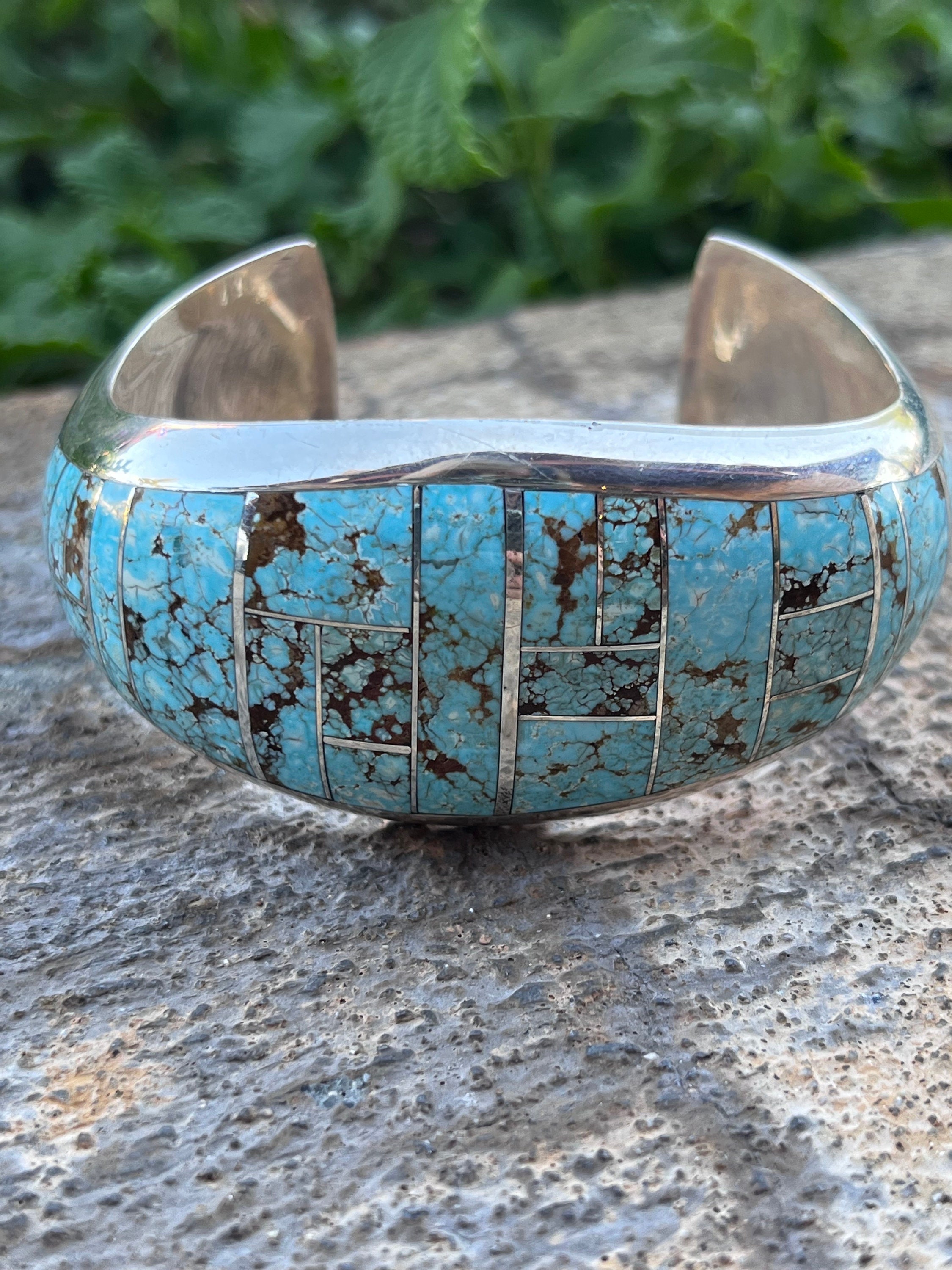 Native American Navajo, Handmade Sterling Silver Number