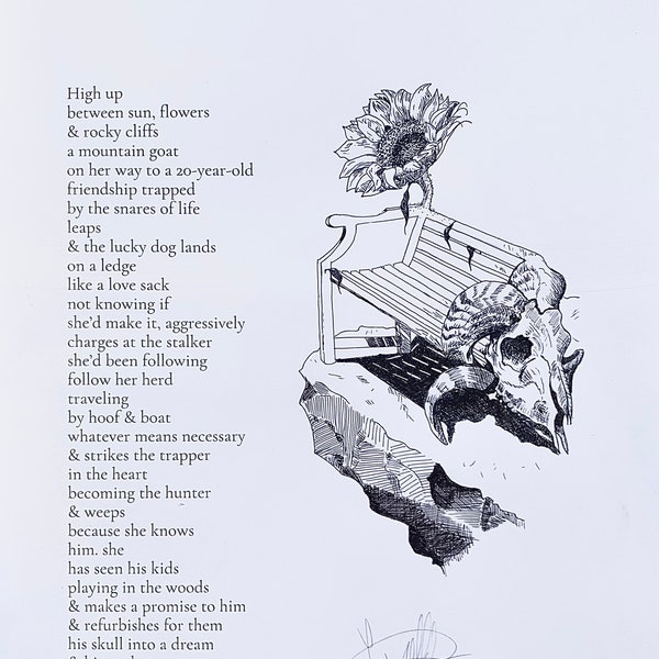 Illustrated Poem - Etsy