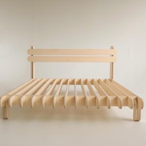 The Hygge - Scandinavian Minimalist Platform Bed Frame and Headboard