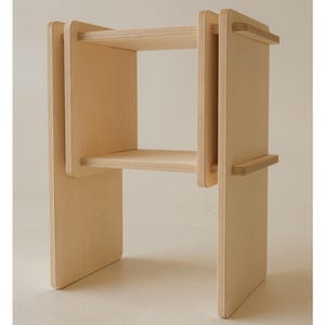 The Willow - Nested Modern Side table, Wooden Bedside Table, Nightstand by Sapling Studio imagem 2