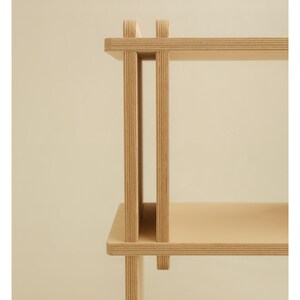 The Willow - Nested Modern Side table, Wooden Bedside Table, Nightstand by Sapling Studio imagem 5