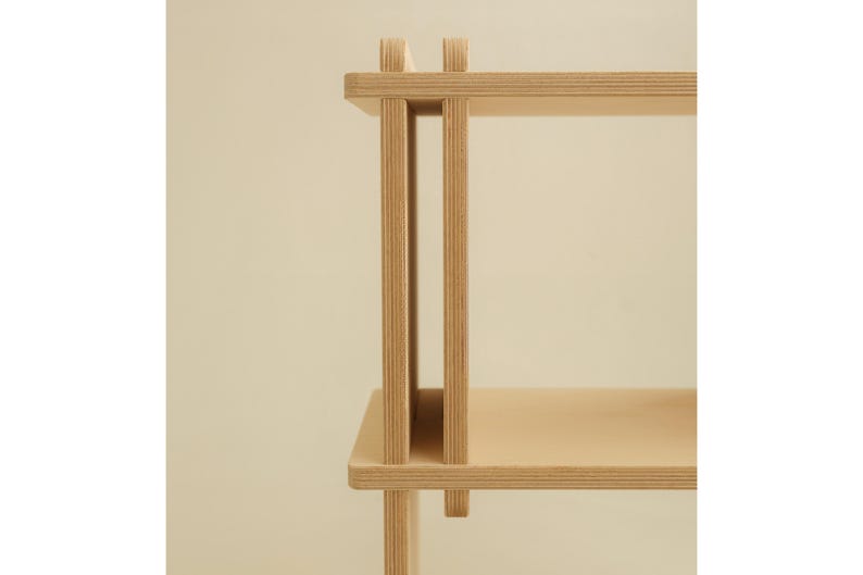 The Willow - Nested Modern Side table, Wooden Bedside Table, Nightstand by Sapling Studio imagem 5