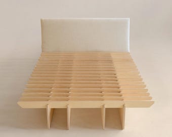 The Nordic + Headboard Bed Frame