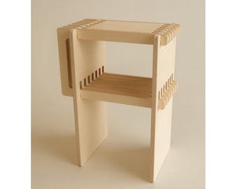 The Aspen - Scandinavian Minimalist Birch Bedside Table